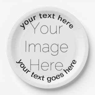 aangepaste gepersonaliseerde foto papieren bordje