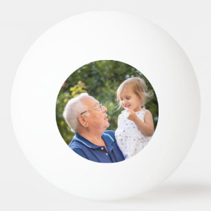 Aangepaste gepersonaliseerde foto pingpongbal