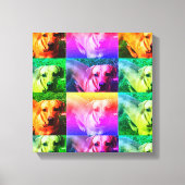 Aangepaste gepersonaliseerde foto Pop Art Canvas (Voorkant)