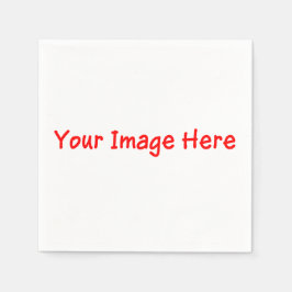 Aangepaste gepersonaliseerde foto selfie 4kat papi servet