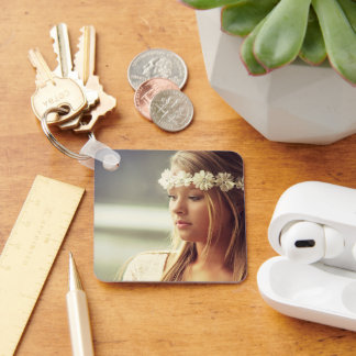 Aangepaste gepersonaliseerde FOTO SLEUTELHANGER me