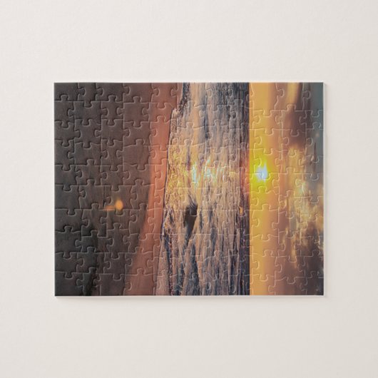 Aangepaste gepersonaliseerde foto uploaden legpuzzel (Horizontaal)