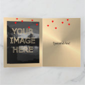 Aangepaste Gepersonaliseerde Foto Valentijnsdag Ka Kaart (Binnen)