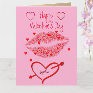 Aangepaste Gepersonaliseerde Foto Valentijnsdag Ka Kaart