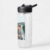Aangepaste gepersonaliseerde foto waterfles (Links)