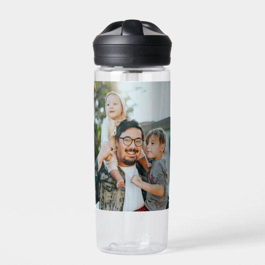 Aangepaste gepersonaliseerde foto waterfles (Voorkant)