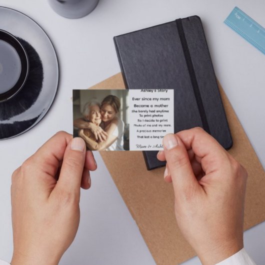 Aangepaste gepersonaliseerde fotoboodschap voor Mo Magneet