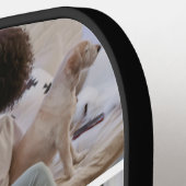 Aangepaste gepersonaliseerde fotocollage en tekst pickleball paddle (Links Detail)