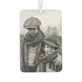 Aangepaste gepersonaliseerde fotofamilie luchtverfrisser (Achterkant)