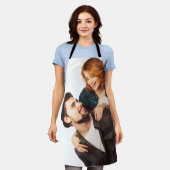 Aangepaste gepersonaliseerde fotosjabloon Voeg uw  Schort (Gedragen)