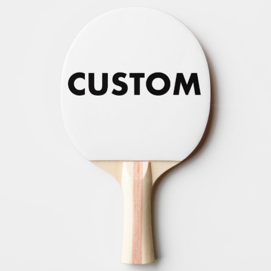 Aangepaste Gepersonaliseerde FULL PRINT Tafeltenni Tafeltennisbatje (Achterkant)