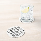 Aangepaste gepersonaliseerde gescand absorberende  kartonnen onderzetters (Insitu)