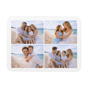 Aangepaste gepersonaliseerde gezinsfoto magneet