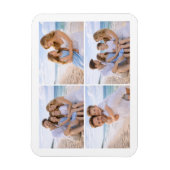 Aangepaste gepersonaliseerde gezinsfoto magneet (Verticaal)