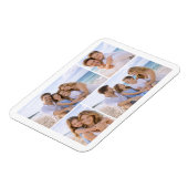 Aangepaste gepersonaliseerde gezinsfoto magneet (Linkerzijde)