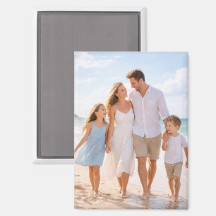 Aangepaste gepersonaliseerde gezinsfoto magneet