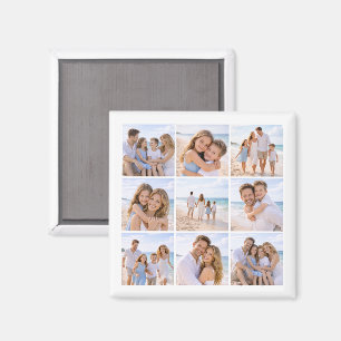 Aangepaste gepersonaliseerde gezinsfoto magneet