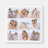 Aangepaste gepersonaliseerde gezinsfoto magneet (Voorkant)