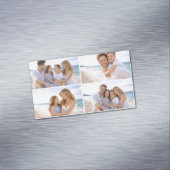 Aangepaste gepersonaliseerde gezinsfoto magnetisch visitekaartje (Voorbeeld)