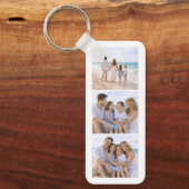 Aangepaste gepersonaliseerde gezinsfoto sleutelhanger (Voorkant)
