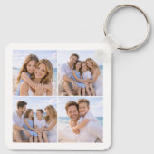Aangepaste gepersonaliseerde gezinsfoto sleutelhanger (Achterkant)