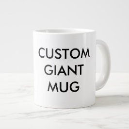 Aangepaste gepersonaliseerde Giant Mok Blank Sjabl