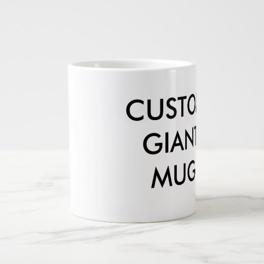 Aangepaste gepersonaliseerde Giant Mok Blank Sjabl (Voorkant)