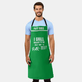 Aangepaste gepersonaliseerde Golf Chef; Grappig I Schort (Gedragen)