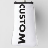 Aangepaste Gepersonaliseerde Golf Club Hoofd Putte Golfheadcover (Draai 90)