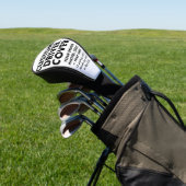 Aangepaste Gepersonaliseerde Golf Driver Club Head Golfheadcover (Insitu)