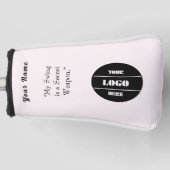 Aangepaste Gepersonaliseerde Golf Head Hoesje Golfheadcover (Voorkant)