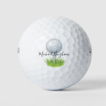 Aangepaste gepersonaliseerde golfbal met naam