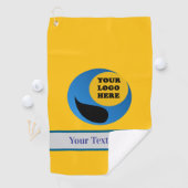 Aangepaste gepersonaliseerde golfhanddoek met Logo (Insitu)