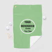 Aangepaste gepersonaliseerde golfhanddoeken, monog golfhanddoek (Insitu)