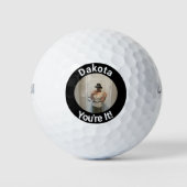 Aangepaste gepersonaliseerde grappige jij bent het golfballen (Voorkant)