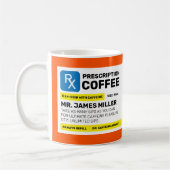 Aangepaste gepersonaliseerde grappige recept koffi koffiemok (Links)