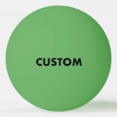 Aangepaste Gepersonaliseerde GROENE Tafel Tennis Pingpongbal (Achterkant)