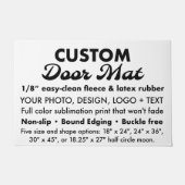 Aangepaste Gepersonaliseerde Grote Deurmat 24 "x 3 (Voorkant)
