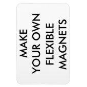 Aangepaste gepersonaliseerde grote flexibele koelk magneet (Verticaal)