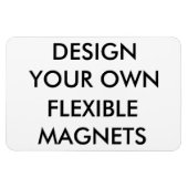 Aangepaste gepersonaliseerde grote flexibele koelk magneet (Horizontaal)