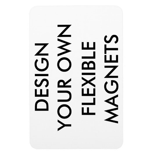 Aangepaste gepersonaliseerde grote flexibele koelk magneet (Verticaal)