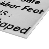 Aangepaste Gepersonaliseerde Grote Glas Snijplank (Hoek)