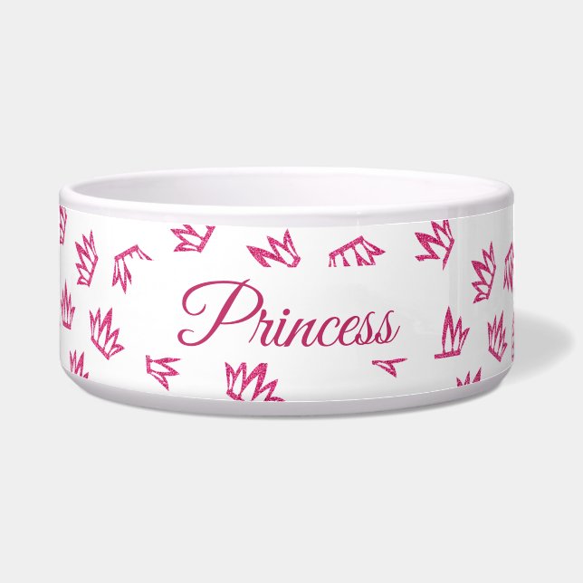 Aangepaste gepersonaliseerde hond Kat Pet Bowl Sch Voerbakje (Voorkant)