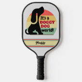 Aangepaste Gepersonaliseerde Honden Pickleball Paddle (Achterkant)