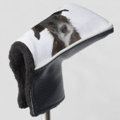 Aangepaste gepersonaliseerde hondenfoto golfheadcover (3/4 voorkant)