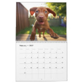 Aangepaste Gepersonaliseerde Huisdier Foto's 2-pag Kalender (Feb 2027)