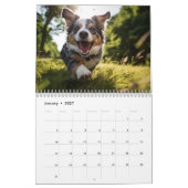 Aangepaste Gepersonaliseerde Huisdier Foto's 2-pag Kalender (Jan 2027)