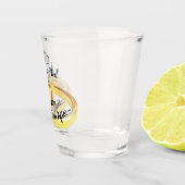Aangepaste gepersonaliseerde huwelijksfeest cadeau shot glas (Rechts)