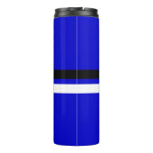 Aangepaste gepersonaliseerde ijshockey speler B Thermosbeker (Achterkant)