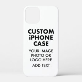 Aangepaste gepersonaliseerde iPHONE 12 MINI BARELY Case-Mate iPhone Case
